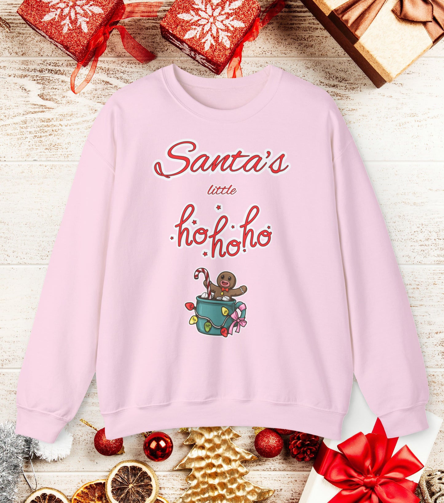 Santa's little Ho Ho Ho Sweatshirt