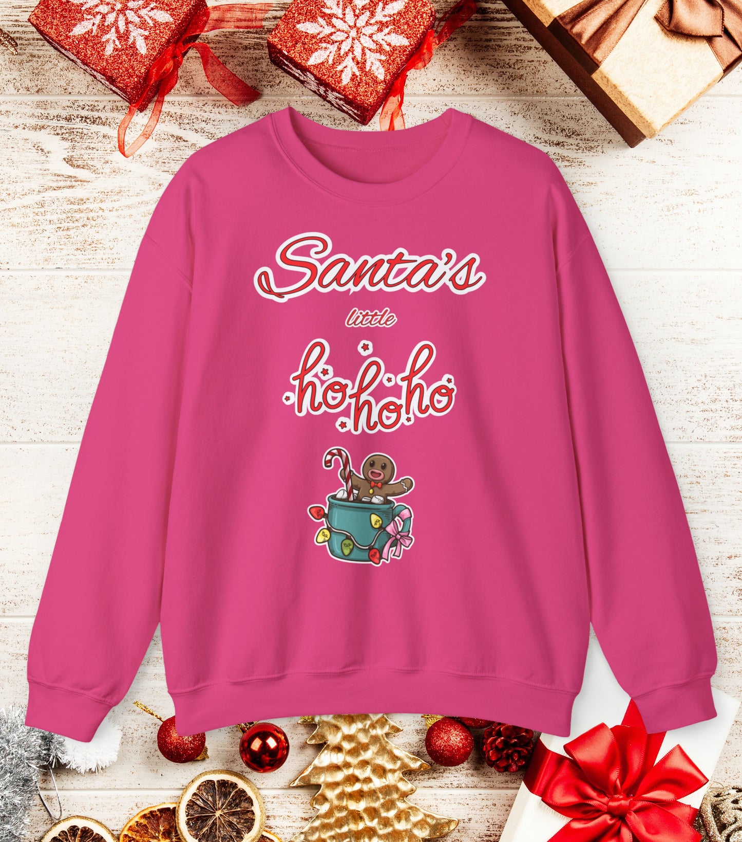 Santa's little Ho Ho Ho Sweatshirt