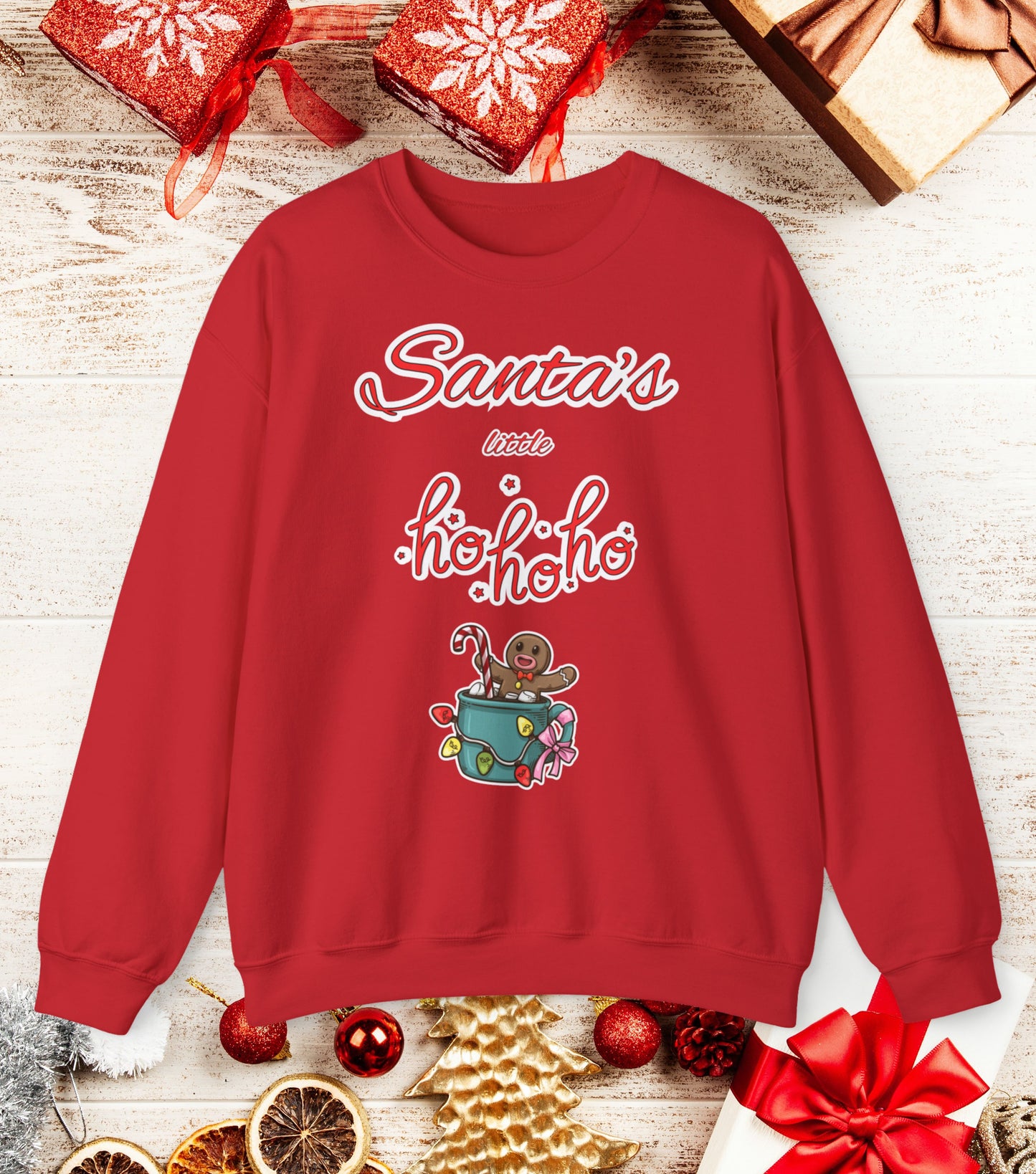 Santa's little Ho Ho Ho Sweatshirt