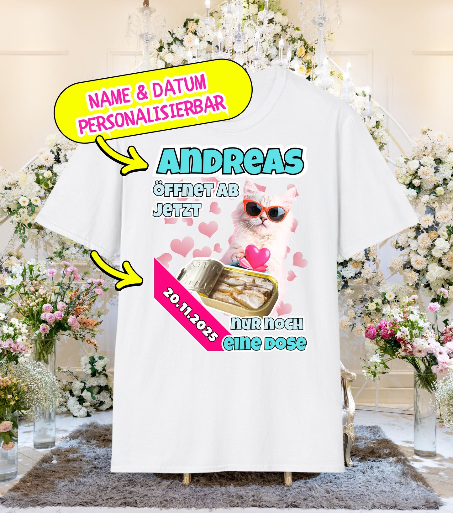 JGA T-Shirt Kater (personalisierbar)