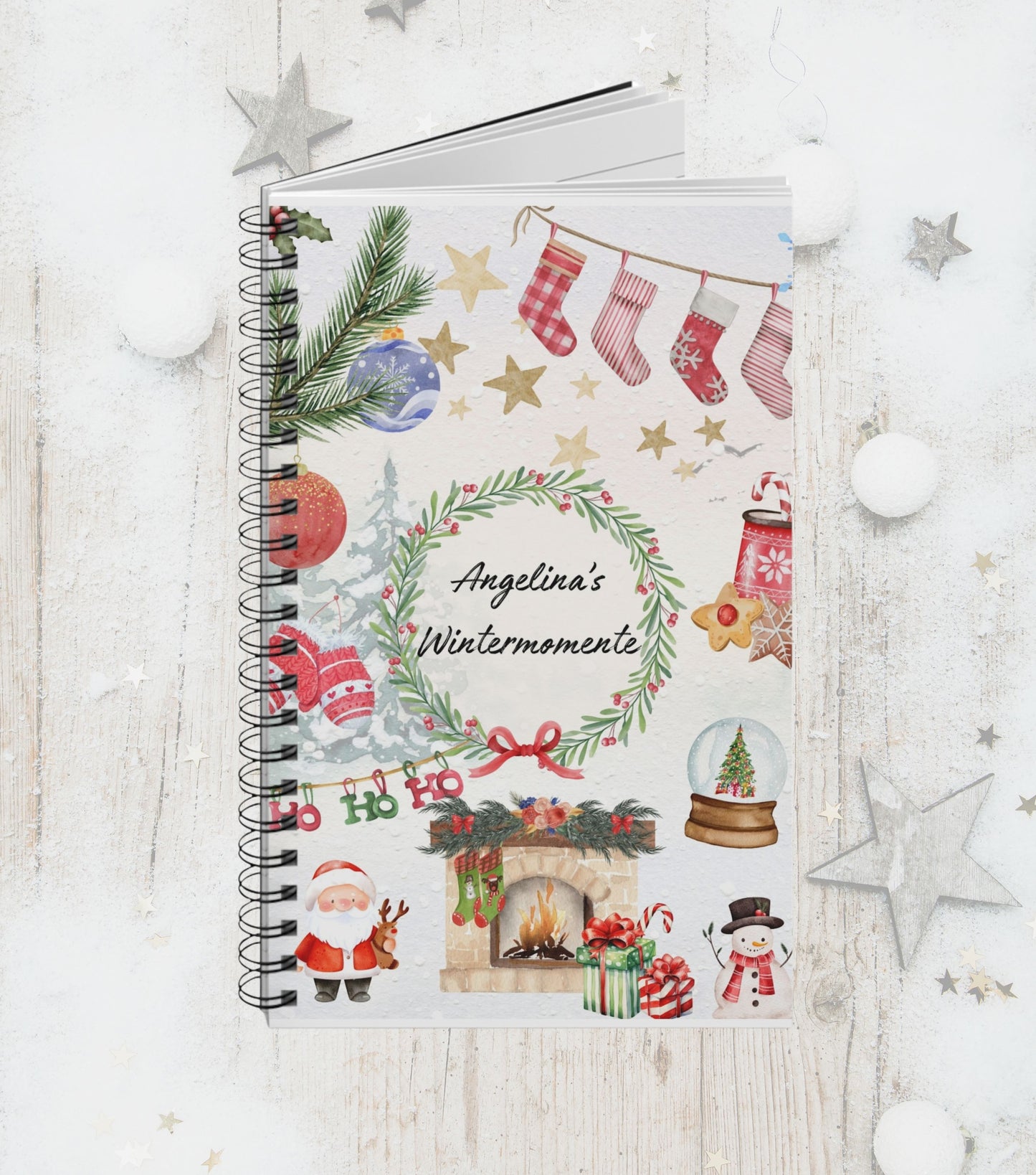 Wintermomente Notizheft (personalisiert)
