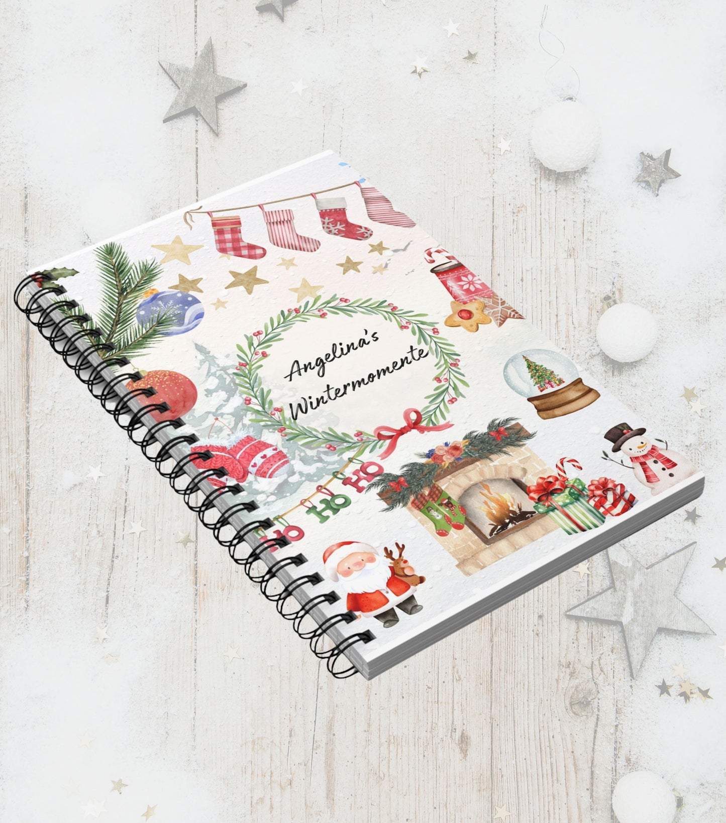 Wintermomente Notizheft (personalisiert)